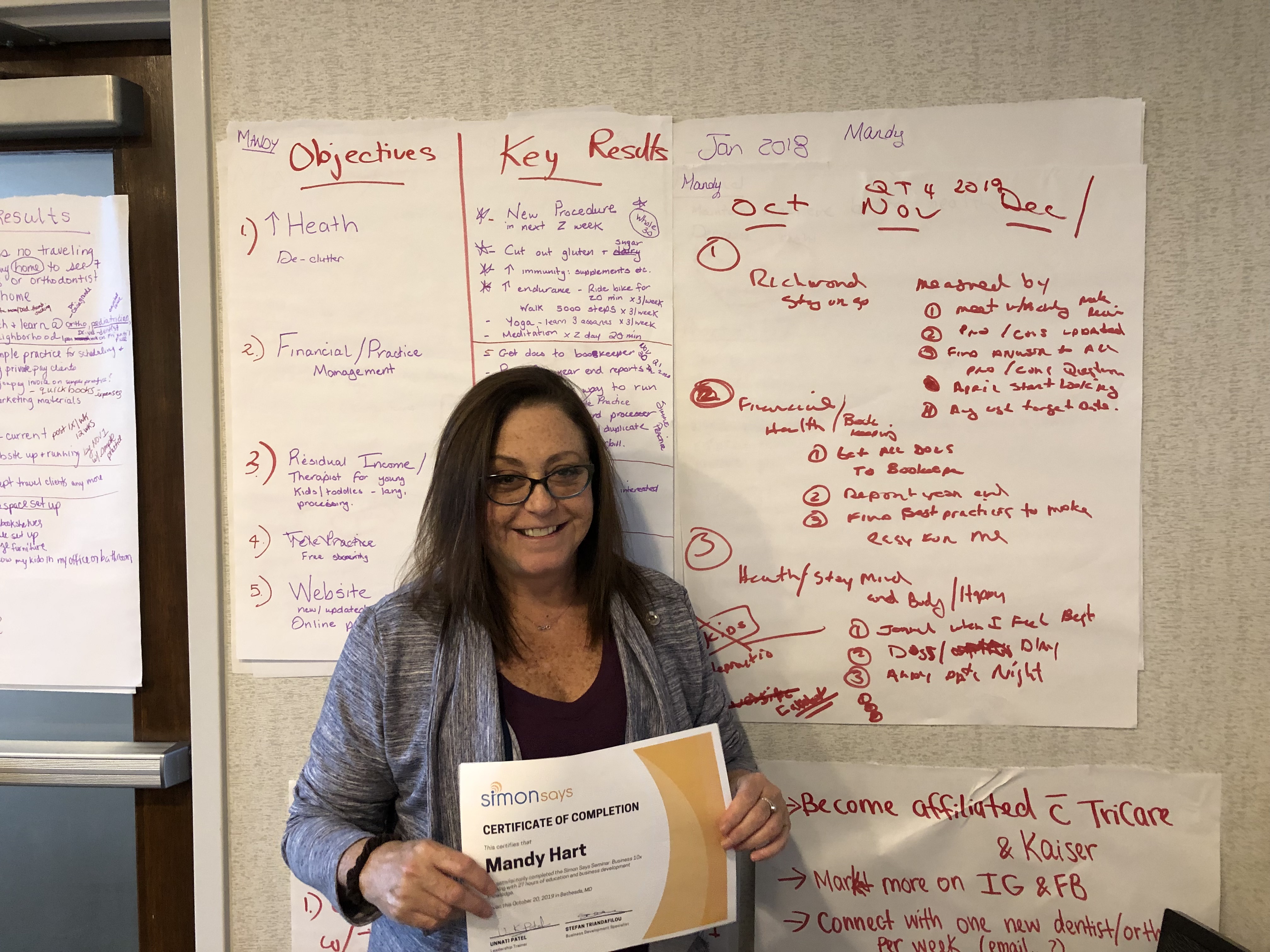 Business & Implementation Support — Simon Says Myo Institute certification benefit